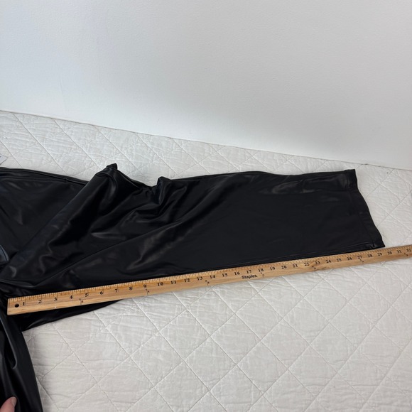 Mode of One Mens Relaxed Fit Faux Leather Pull On Pants Deep Black L 100199538MN - Picture 8 of 15